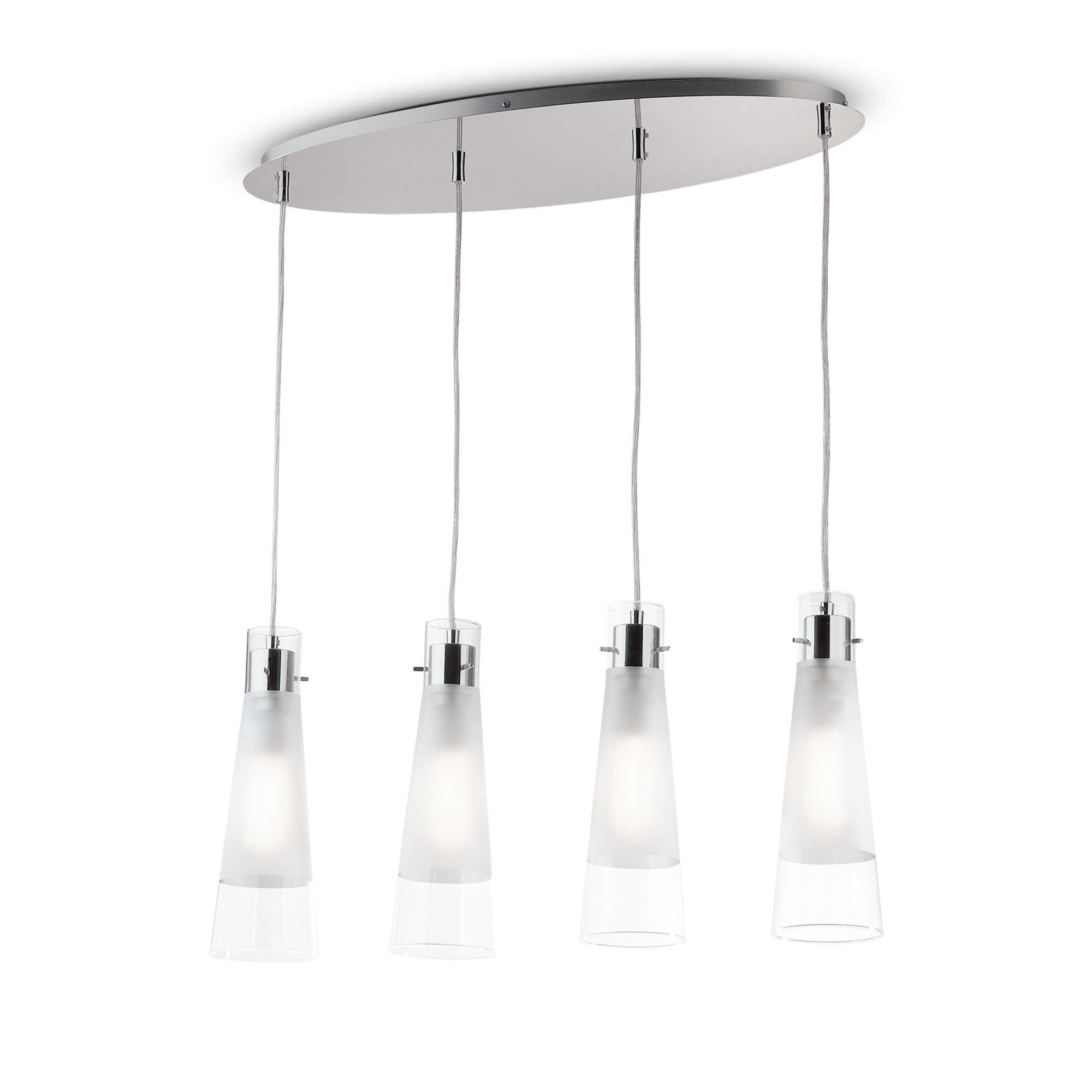 Lustra LED, Premium, IdealLux Italia, KUKY SP4 TRASPARENTE