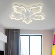 Plafoniera LED florala 140W 6000lm, lumina calda/neutra/rece, montaj tavan, control WiFi 2.4G