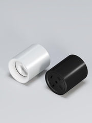 Spot LED aplicat 18W, 1800 lumeni, 4000K, corp cilindric metal, disponibil in alb si negru, montaj tavan sau perete