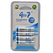 Set 4 Buc Acumulatori GooD R3 AAA, 1350mAh, Ni-Mh