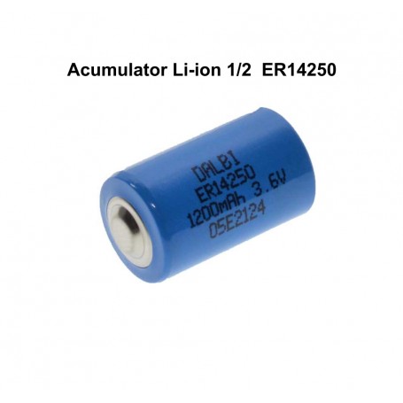 Acumulator Li-ion, Tip 14250, 3.6V 1200mAh