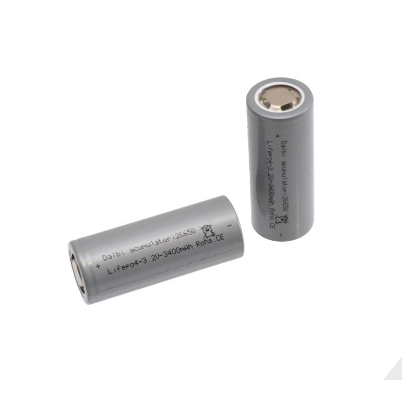 Acumulator LifePo4, Tip 26650, 3.2V, 3400mAh