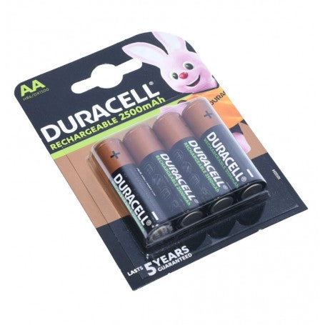Set 4 Buc Acumulatori R6 AA Duracell, 2500mAh, Ni-MH