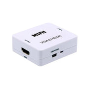 Adaptor Mini Convertor VGA La HDMI, Full HD, 1080p Video Si Audio Stereo,Alb