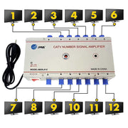 Amplificator de semnal TV , Spliter cu 12 iesiri