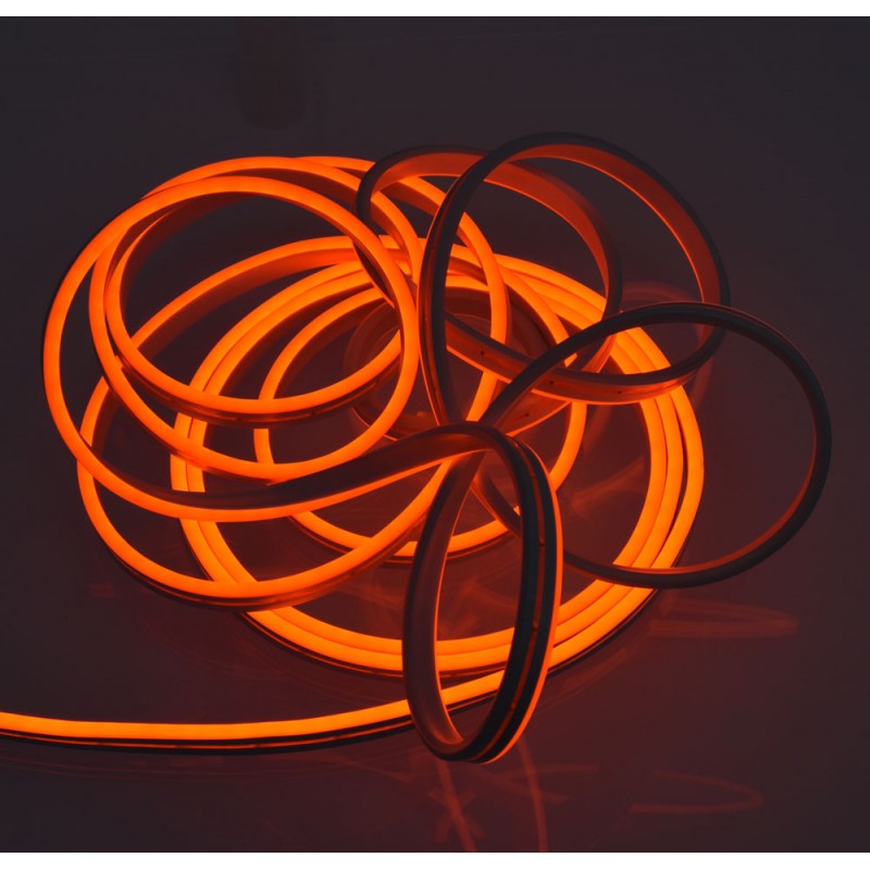 Banda Led Flexibil 12V, Lumina Orange 5m