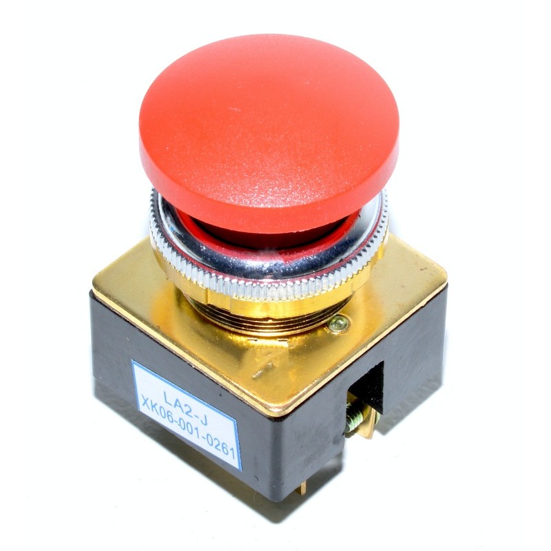 Buton Motor Push 5A Fara Retinere Rosu