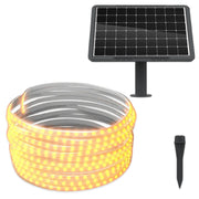 Kit Banda LED Alb-Cald, 10 Metri, Panou Solar Monocristalin, 100W, IP65, ClassLights
