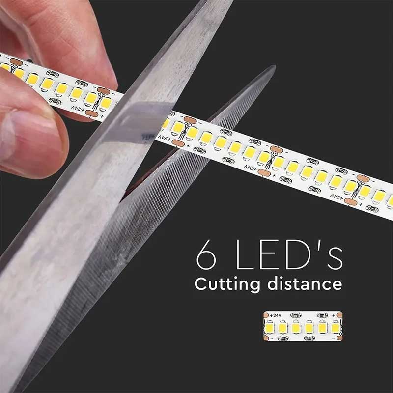 Banda LED 24V, 4000K, Lumina Alb Neutru, 240 LED/m, IP20, Rola 10 Metri, ClassLights