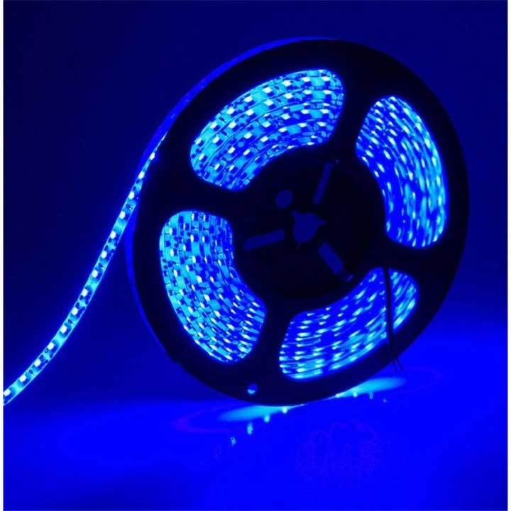 Banda LED 12V, Lumina Albastra, 120 LED/m, IP20, Rola 5 Metri, ClassLights