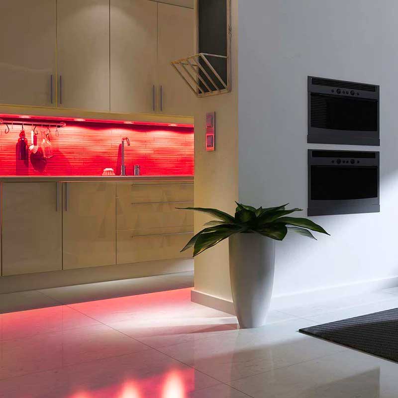 Banda LED RGB -COB 2880 LED (576LED/m),  Interior IP20, Rola 5 metri, ElectroAZ