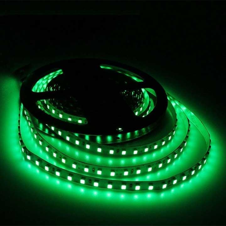 Banda LED 12V, Lumina Verde, 120 LED/m, IP20, Rola 5 Metri, ClassLights