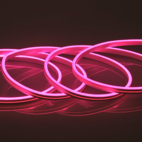 Banda Led Neon, Flexibil, 5m, Roz
