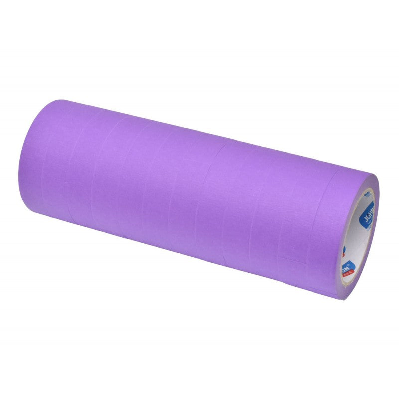 Set 12 x Banda de Hartie pentru Mascare, Latime 24mm, Lungime 30m per rola, Mov