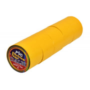 Set 5x Banda izolier, Lata, 50mm, PVC, Lungime 15m, Galben
