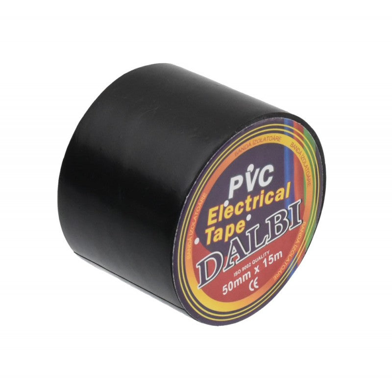 Set 5x Banda izolier, Lata, 50mm, PVC, Lungime 15m, Negru