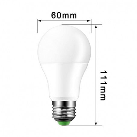 Bec cu LED, E27, Senzor de lumina, 12W
