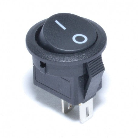 Buton ON-OFF 12x20mm Negru 250V-3A