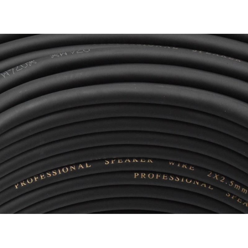 Cablu Audio Rotund cu Bumbac, 2x2.5mm, 8mm, Rola 100m