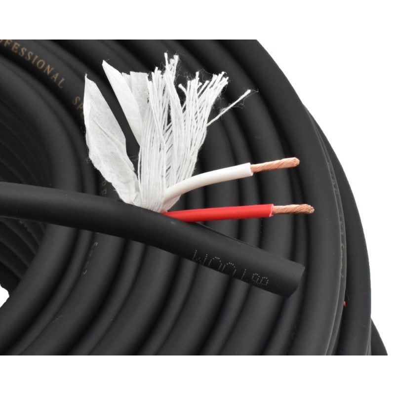 Cablu Audio Rotund cu Bumbac, 2x2.5mm, 8mm, Rola 100m