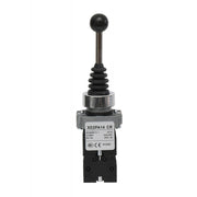 Controller cu Maneta 4 Pozitii cu Retinere, Tip Joystick, Diametru montaj 22mm, Metalic, 3A
