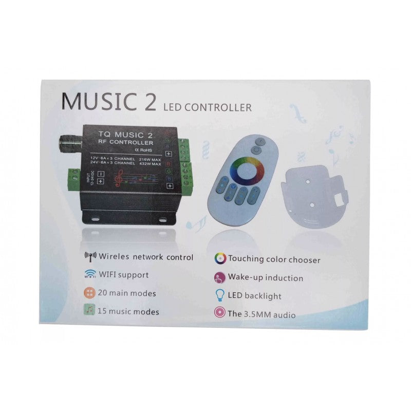 Controller Led RGB - TQ Music 2 RF + Wifi