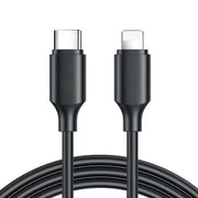 Cablu USB C - Lightning 27W PD, Incarcare Rapida, 1.5M Negru, ElectroAZ