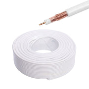 Cablu Coaxial TV RG6U 75OHM Cupru Rola 100M