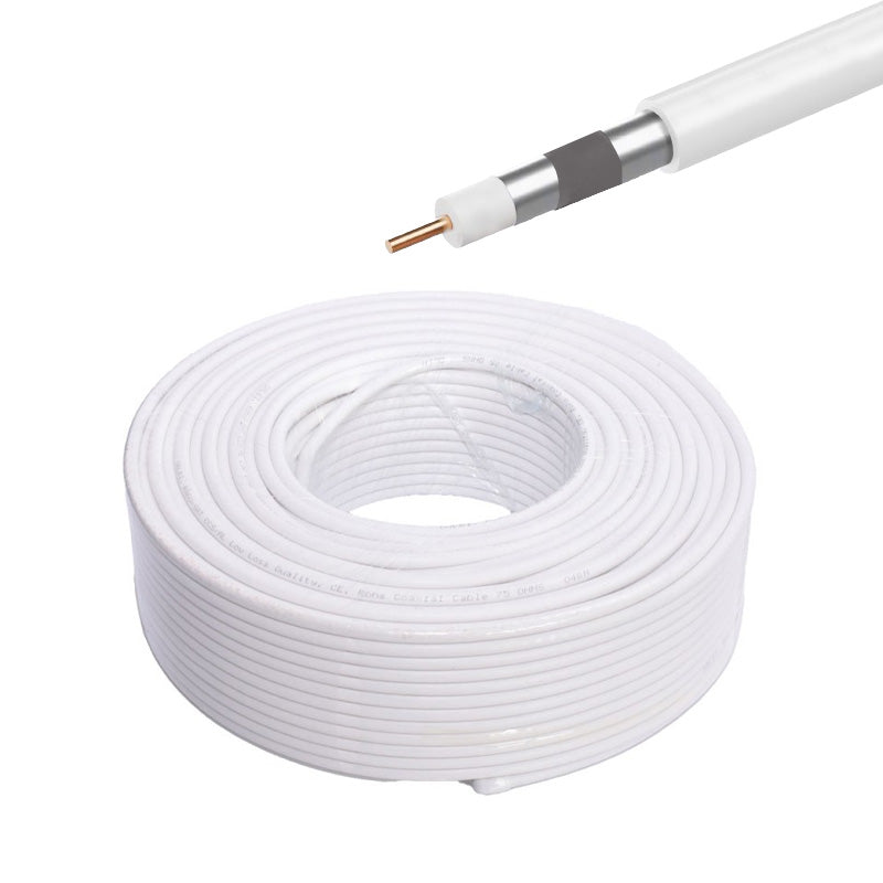 Cablu Coaxial TV RG6U 75OHM Rola 100M