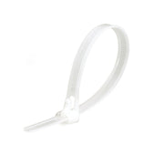 Set 100x Colier de Plastic Reutilizabil, 5x200mm, Alb