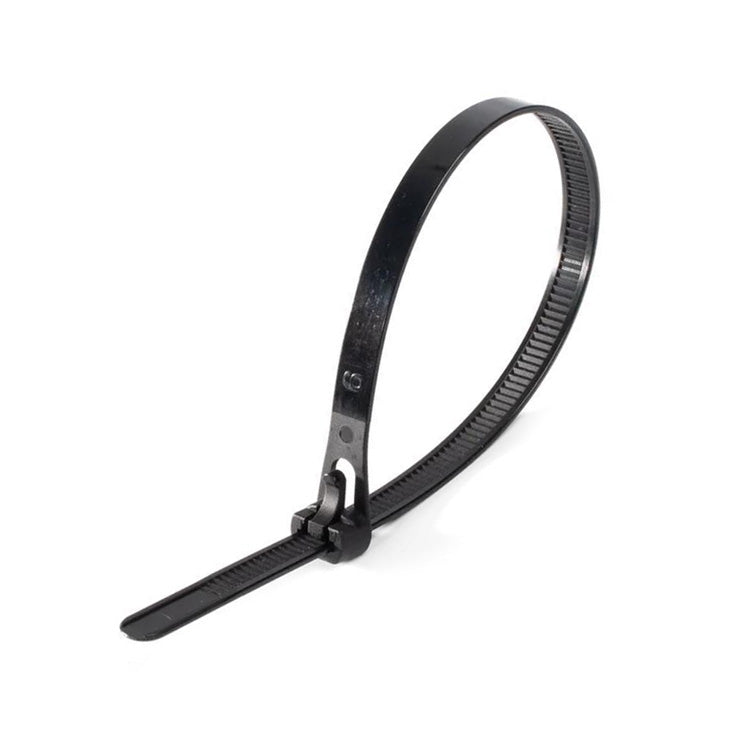 Set 100x Colier de Plastic Reutilizabil, 5x150mm, Negru