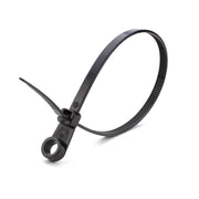 Set 100 x Colier de Plastic cu Cap Montabil, 5 x 150mm, Negru
