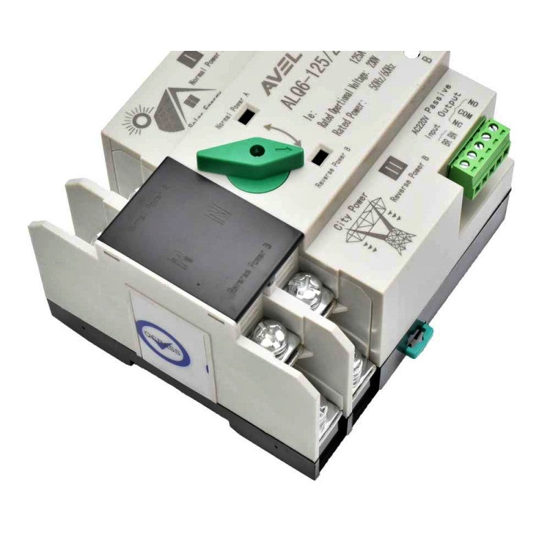 Comutator Automat de Transfer Fotovoltaic, ATS, Putere 125A, 2 Poli