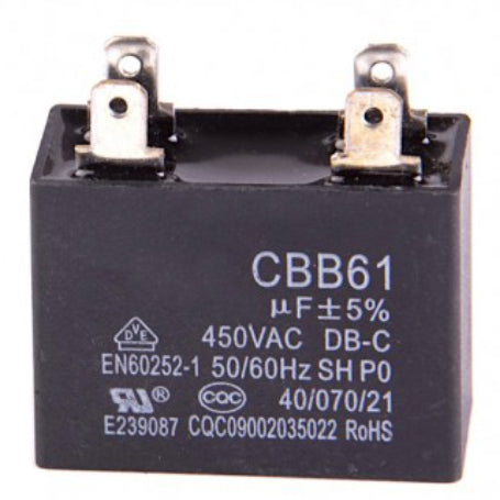 Condensator Dreptunghi Pornire Motor 1uF/450V-4C