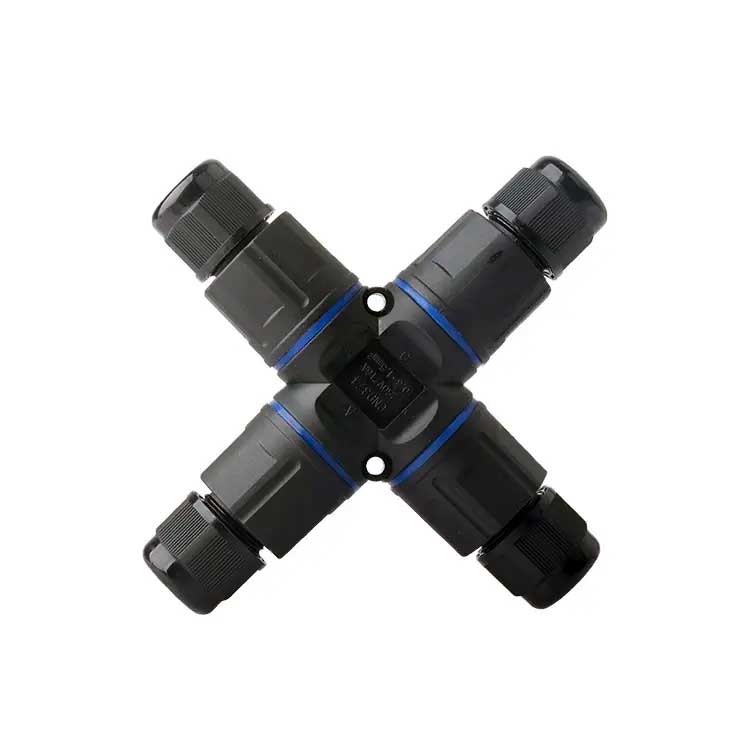 Conector Electric Impermeabil IP68 pentru 4 Cabluri - 3 poli, ElectroAZ