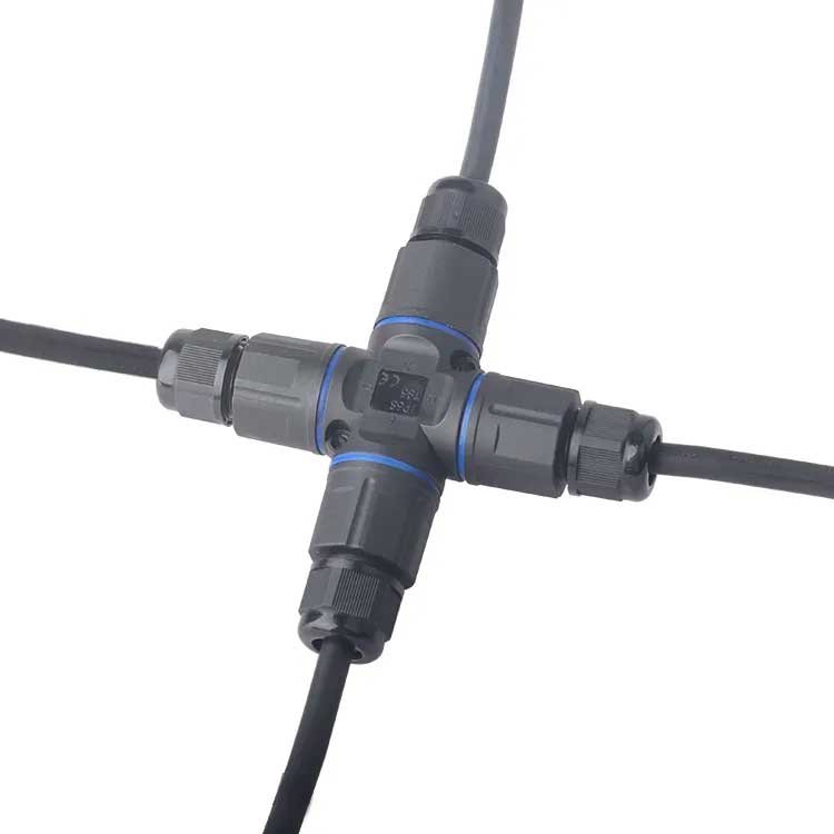 Conector Electric Impermeabil IP68 pentru 4 Cabluri - 4 poli, ElectroAZ