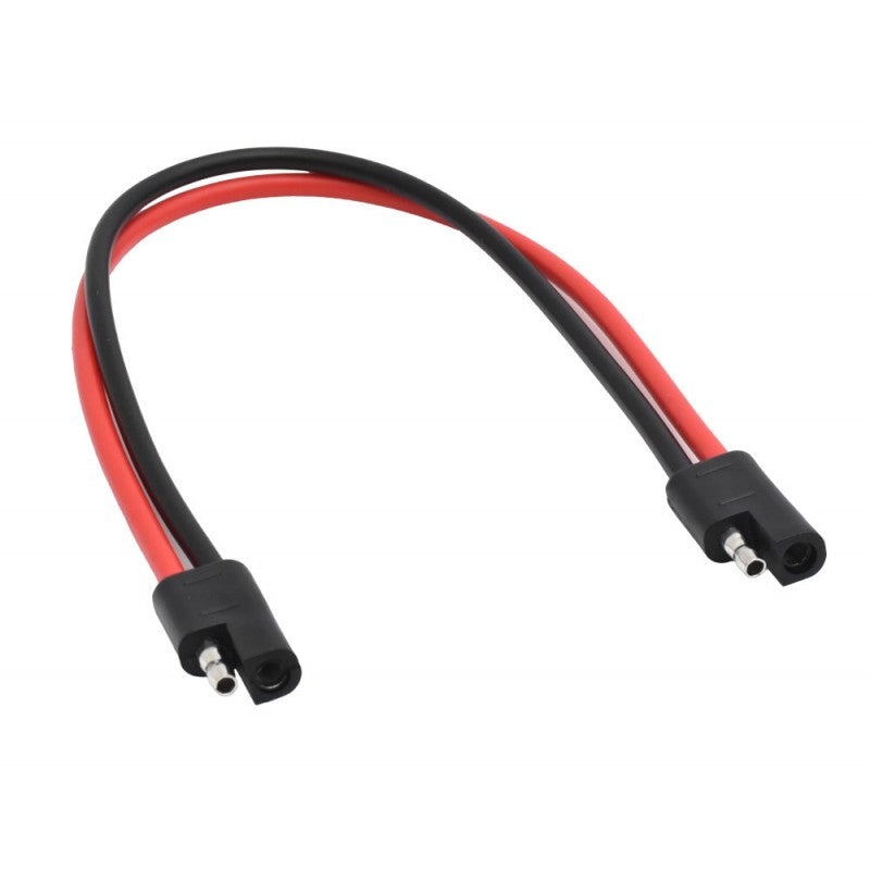 Conector cu Mufa SAE pentru Panou Solar sau Baterii Auto, Grosime 12AWG, 30 cm