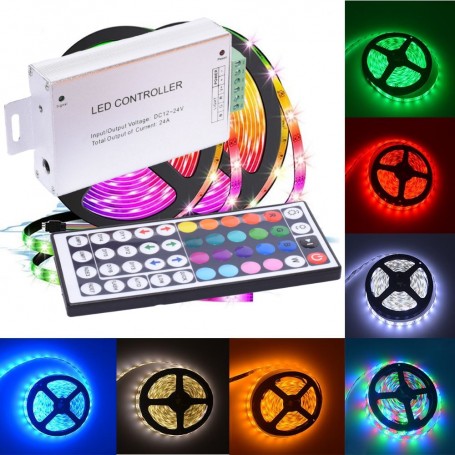 Controller Led RGB 12-24V Metal 44 Taste