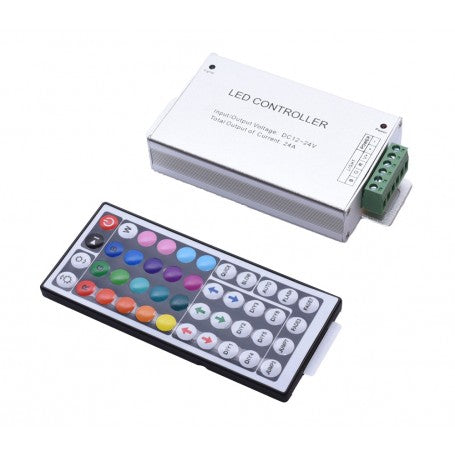 Controller Led RGB 12-24V Metal 44 Taste