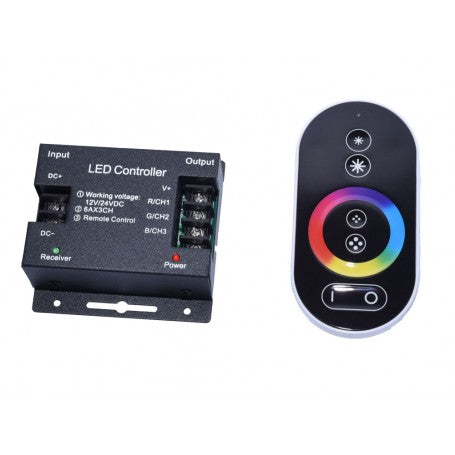 Controller Led RGB cu Touch, 12V/24V