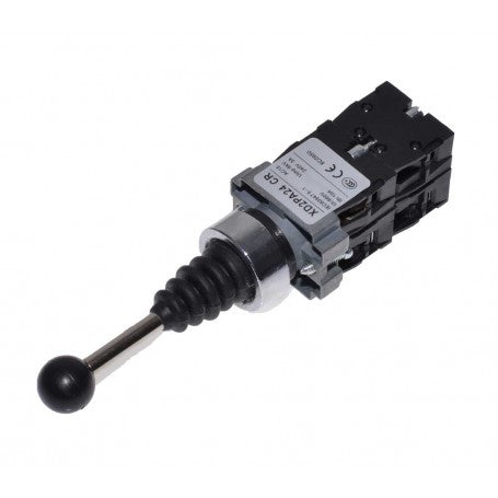 Controller cu Maneta 4 Pozitii cu Revenire, Tip Joystick, Diametru montaj 22mm, Metalic, 3A