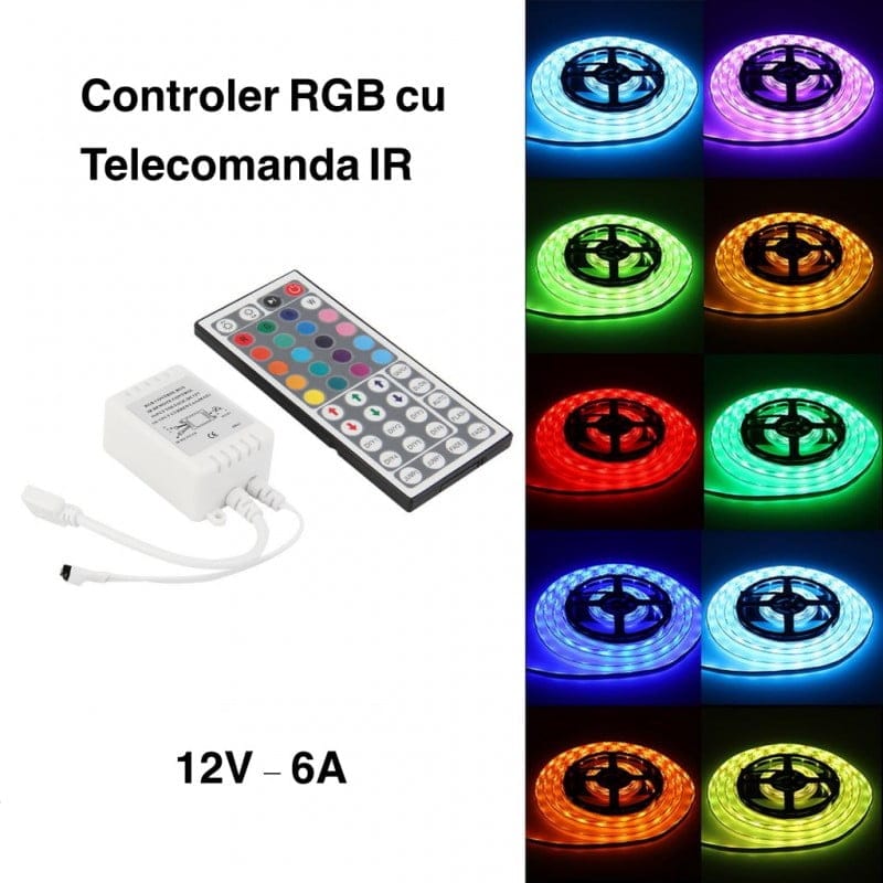 Controller Led RGB, Telecomanda 44 Taste