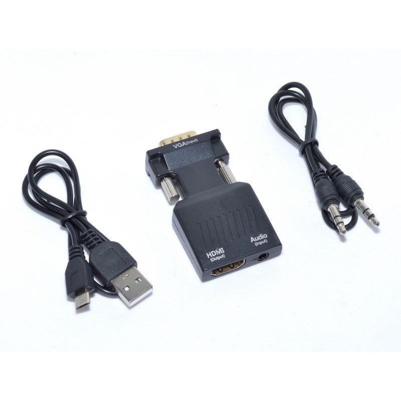 Convertor Video VGA - HDMI + Audio, HDTV, 1080P