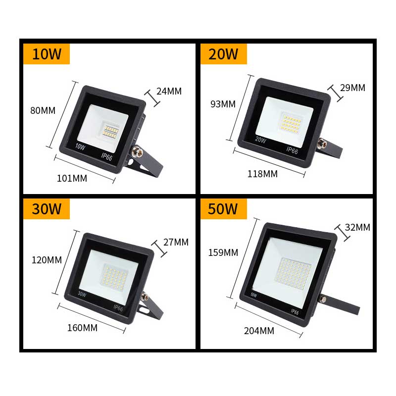 Proiector cu LED SMD 220V, IP66 Putere 50W, ElectroAZ