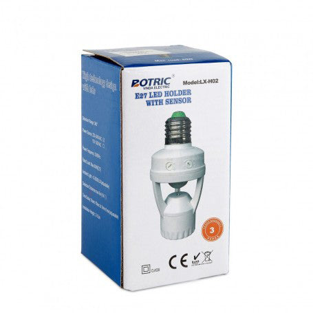 Dulie E27 Senzor de miscare 360˚ LX-H02