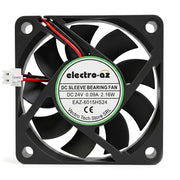 Ventilator DC 24V Tip Cooler, 60x60x15 mm, 2.16W, ABS