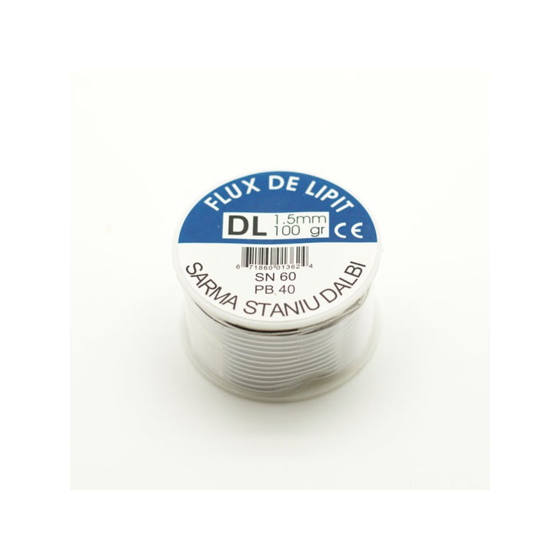 Fludor de Lipit cu pasta, Calitate Premium, 100g - 1,5mm , SN60/PB40