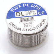 Fludor de Lipit cu pasta, Calitate Premium, 100g - 1,5mm , SN60/PB40