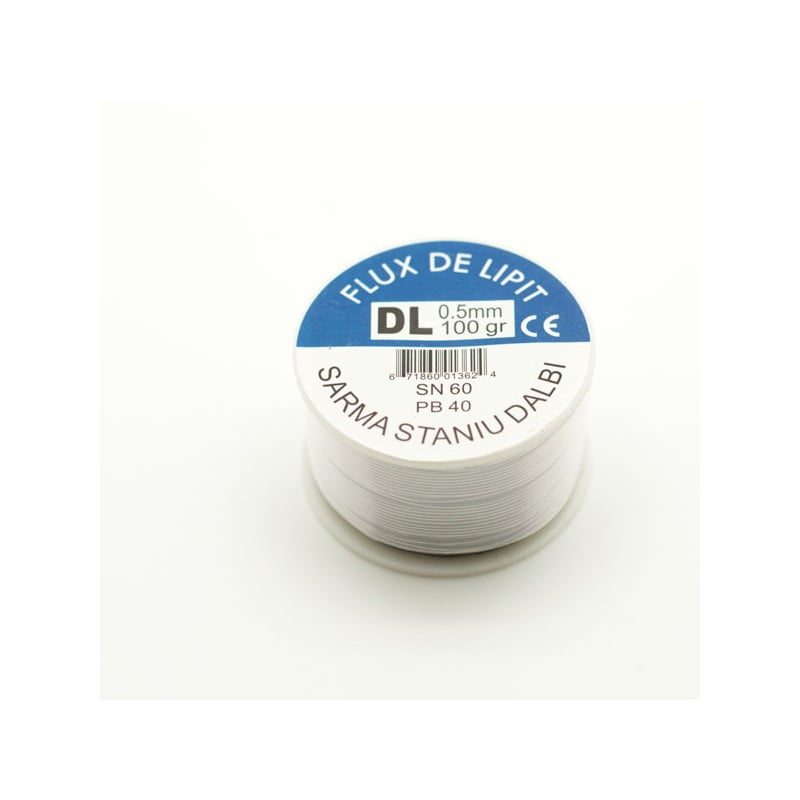 Fludor de Lipit cu pasta, Calitate Premium, 100g - 0,5mm, SN60/PB40