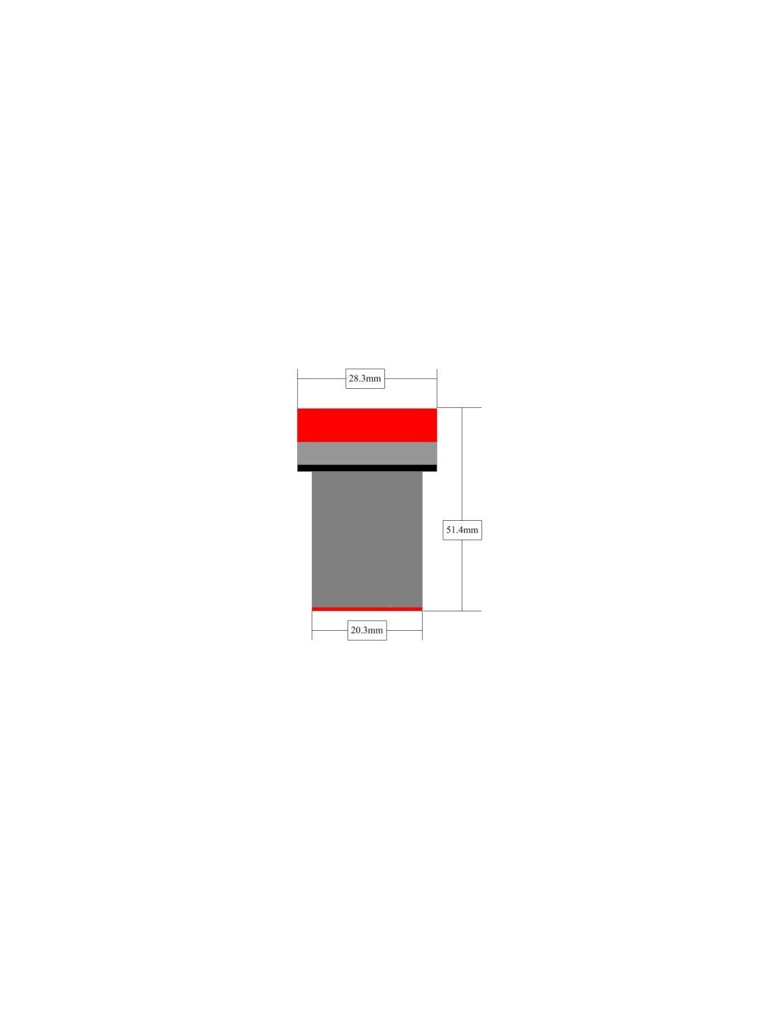 Indicator Martor cu Alarma, Buzzer Sonor, LED, 220V, 20 mA, Rosu